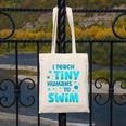 Swimming Teacher I Teach Tiny Humans To Swim Swim Instructor Canvas Tote Bag, funny design Swimming Teacher I Teach Tiny Humans To Swim Swim Instructor Canvas Tote Bag, funny design