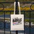It Takes Balls To Teach PE Gym Teacher Canvas Tote Bag, Pe Teacher Gifts, funny design