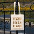 Teach Compassion Kindness Confidence History Teacher Canvas Tote Bag, History Teacher Gifts, funny design
