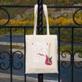 I Teach Rock Stars Music Teacher Guitar Player Canvas Tote Bag, funny design