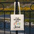 I Teach Tiny Humans About Jesus Sunday School Teacher Canvas Tote Bag, funny design
