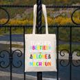 Teacher Besties Because Going Crazy Alone Is Not Fun Canvas Tote Bag, funny design