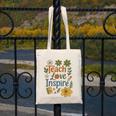 Teacher Inspire Love Canvas Tote Bag, funny design Teacher Inspire Love Canvas Tote Bag, funny design