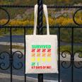 My Teacher Survived 67 Days Of Me School Kids Costume Canvas Tote Bag, funny design