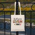 Teacher Y'All Gonna Learn Today First Day Of School Teacher Canvas Tote Bag, funny design