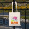 Teachers Love Brains Halloween 2025 Skeleton Costume Canvas Tote Bag, funny design Teachers Love Brains Halloween 2025 Skeleton Costume Canvas Tote Bag, funny design