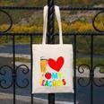 Teens Graduation I Heart My Teachers I Love My Teachers Canvas Tote Bag, funny design