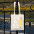 Lets Do This Test Day State Testing Teacher Motivational Canvas Tote Bag, funny design Lets Do This Test Day State Testing Teacher Motivational Canvas Tote Bag, funny design