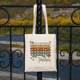 Thankful Teacher Thanksgiving Fall Pumpkin Turkey Canvas Tote Bag, funny design