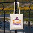 Tired Teacher Costume For Humor Halloween Canvas Tote Bag, funny design Tired Teacher Costume For Humor Halloween Canvas Tote Bag, funny design