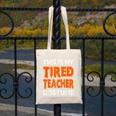 This Is My Tired Teacher Costume Quick Easy Lazy Halloween For Men Women Canvas Tote Bag, funny design