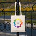 Unique For Artists By ADS Color Wheel Educational Art Teacher Dog Themed Artist Small Canvas Tote Bag, funny design