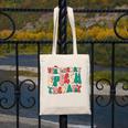 Verry Merry Speech Language Pathologist Teacher Christmas Canvas Tote Bag, funny design