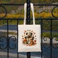 Vintage Ghost Book Reading Pumpkin Gothic Halloween Teachers Men Women Kids Canvas Tote Bag, funny design