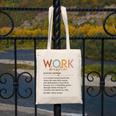 Vintage Work Bestie Definition Teachers Nurses Boss Women Canvas Tote Bag, funny design