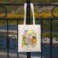 Wild About Teaching Safari Jungle School Teacher Canvas Tote Bag, funny design Wild About Teaching Safari Jungle School Teacher Canvas Tote Bag, funny design