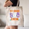 1st Grade Boo Crew First Grade Teacher Kids Happy Halloween Canvas Tote Bag, novelty gifts, funny gifts