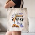 4489 Square Root 67 Math Teacher Halloween Costume Professor Canvas Tote Bag, novelty gifts, funny gifts