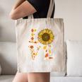 4th Grade Teacher Love Autumn Fall Sunflower Appreciation Canvas Tote Bag, novelty gifts, funny gifts