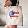 American Flag Teachers Students Apple 4th Of July Vintage Canvas Tote Bag, novelty gifts, funny gifts American Flag Teachers Students Apple 4th Of July Vintage Canvas Tote Bag, novelty gifts, funny gifts