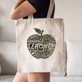 Apple Camoflauge Clothing Camo Student Teacher Cute School Canvas Tote Bag, novelty gifts, funny gifts