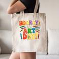 Back To School Hooray It's Art Day Art Teacher Artist Canvas Tote Bag, novelty gifts, funny gifts