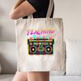 Back To School Retro Teaching Is My Jam 80s Teacher Boombox Canvas Tote Bag, novelty gifts, funny gifts Back To School Retro Teaching Is My Jam 80s Teacher Boombox Canvas Tote Bag, novelty gifts, funny gifts