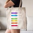 Back To School Teacher We Are Like A Box Of Crayons Canvas Tote Bag, novelty gifts, funny gifts