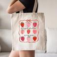 Bilingual Education Is My Jam Strawberry Spanish Teacher Canvas Tote Bag, novelty gifts, funny gifts