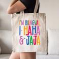 I Am Bilingual I Haha And Jaja Latina Latino Spanish Teacher Canvas Tote Bag, novelty gifts, funny gifts I Am Bilingual I Haha And Jaja Latina Latino Spanish Teacher Canvas Tote Bag, novelty gifts, funny gifts