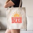 Buenos Dias Spanish Teacher Appreciation Back To School Canvas Tote Bag, novelty gifts, funny gifts