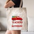Bunch Of Teachers This Side Of The Nuthouse Xmas Canvas Tote Bag, novelty gifts, funny gifts Bunch Of Teachers This Side Of The Nuthouse Xmas Canvas Tote Bag, novelty gifts, funny gifts