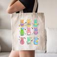 Bunny Reading Books Easter Day Librarian Teacher Book Canvas Tote Bag, novelty gifts, funny gifts