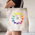 Chicken Themed Color Wheel Educational Art Teacher Artist Men Women Girls Kids Canvas Tote Bag, novelty gifts, funny gifts