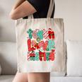 Christmas Coquette Bow Teacher Teach Love Inspire Canvas Tote Bag, novelty gifts, funny gifts Christmas Coquette Bow Teacher Teach Love Inspire Canvas Tote Bag, novelty gifts, funny gifts