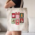 Christmas Teacher Stamps Canvas Tote Bag, novelty gifts, funny gifts