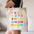 Counting 1-10 Learn To Count Number School Kids Teacher Canvas Tote Bag, novelty gifts, funny gifts