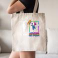 Cute Art Teacher Magical Dabbing Unicorn Artist Canvas Tote Bag, novelty gifts, funny gifts