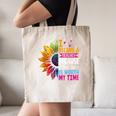 Cute I Became A Teacher Because Your Life Is Worth My Time Canvas Tote Bag, novelty gifts, funny gifts