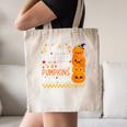 Cute Teacher Halloween For Women Men Teacher Pumpkin Canvas Tote Bag, novelty gifts, funny gifts