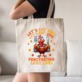 Eat Kids Punctuation Saves Lives Thanksgiving Turkey Teacher Canvas Tote Bag, novelty gifts, funny gifts