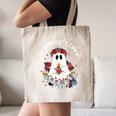 Espooky Vibes Maestra Halloween Spanish Mexican Teacher Canvas Tote Bag, novelty gifts, funny gifts