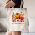 Fall Vibes Costume Teacher Thanksgiving Leopard Gnome Canvas Tote Bag, novelty gifts, funny gifts