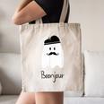 French Teacher Halloween Bonjour Ghost Canvas Tote Bag, novelty gifts, funny gifts French Teacher Halloween Bonjour Ghost Canvas Tote Bag, novelty gifts, funny gifts