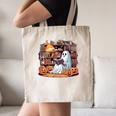 Ghost Book Reading Halloween Books Lover Teacher Canvas Tote Bag, novelty gifts, funny gifts