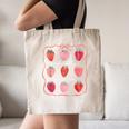 Groovy Kindergarten Is My Jam Strawberry Kinder Team Teacher Canvas Tote Bag, novelty gifts, funny gifts