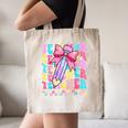 Groovy Teacher Cute Coquette Bow Flower Retro Back To School Canvas Tote Bag, novelty gifts, funny gifts Groovy Teacher Cute Coquette Bow Flower Retro Back To School Canvas Tote Bag, novelty gifts, funny gifts