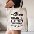 Halloween Art Teacher Prisoner Costume Canvas Tote Bag, novelty gifts, funny gifts Halloween Art Teacher Prisoner Costume Canvas Tote Bag, novelty gifts, funny gifts