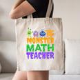 Halloween Monster Math Teacher Men Women Canvas Tote Bag, novelty gifts, funny gifts Halloween Monster Math Teacher Men Women Canvas Tote Bag, novelty gifts, funny gifts