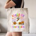 Halloween Teacher You Can't Scare Me I Teach First Grade Canvas Tote Bag, novelty gifts, funny gifts